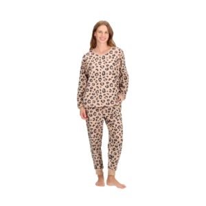 Pijama Caffarena Largo Micropolar Animal Print