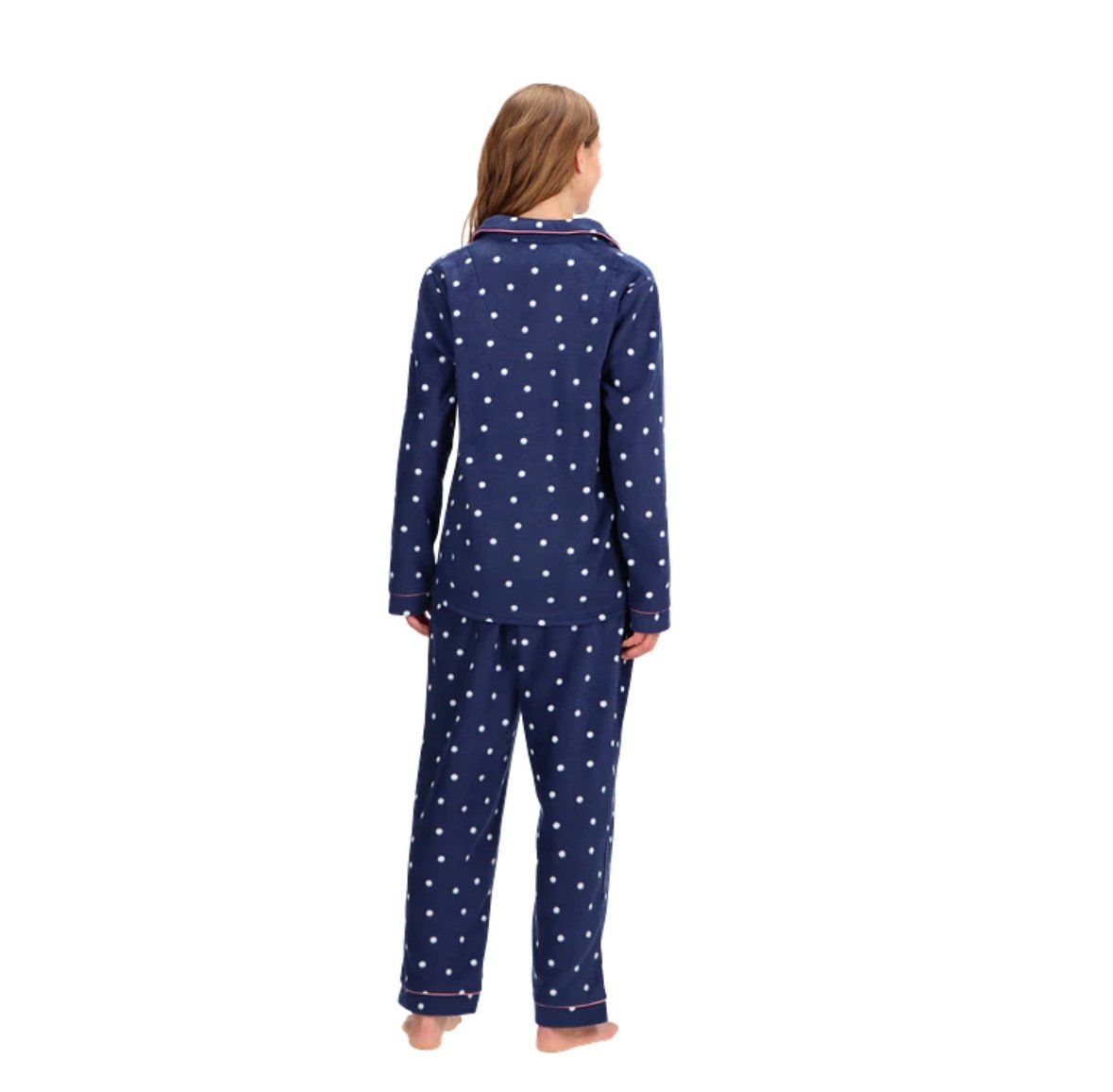 Pijama Caffarena Largo Micropolar con Pantuflas - Imagen 2
